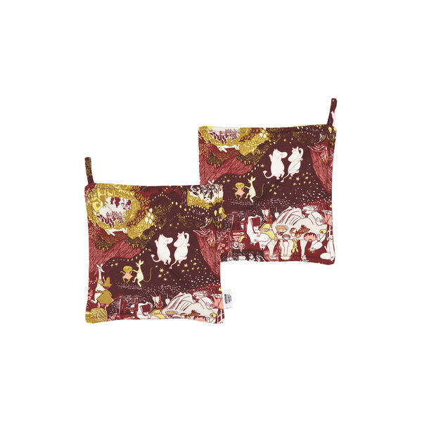 Festlige Stunder gryteklut 2 stk., Moomin Arabia