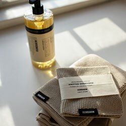 Strikket oppvaskklut, light stone, Humdakin