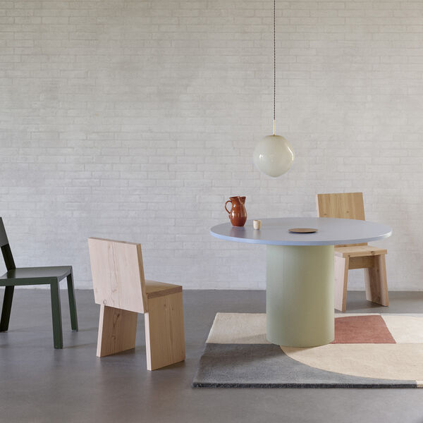 Radiality gulvteppe, ruby, Linie Design