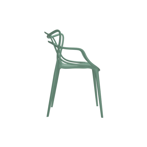MASTERS stol, sage green, Kartell