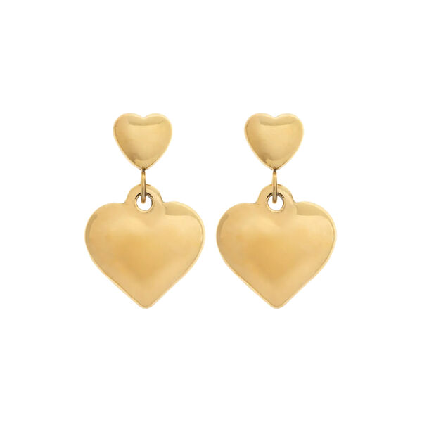 Suvi - Heart Stud &oslash;reringer, gull, timi of Sweden