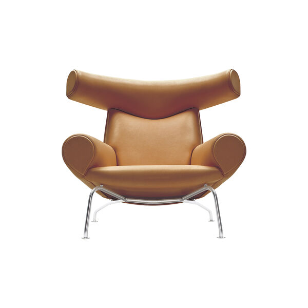 Ox Chair loungestol, cognac, Fredericia Furniture