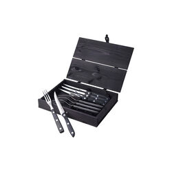 Old Farmer Classic biff/grillbestikk, stål/sort