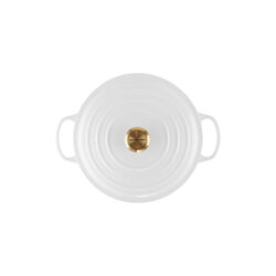 Signature rund gryte &Oslash; 28 cm, white, Le Creuset