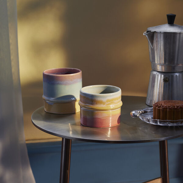 Poppery krus, pink/mint/gul, K&auml;hler