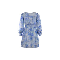 Sasha Dress, blue flower aop, Urban Pioneers