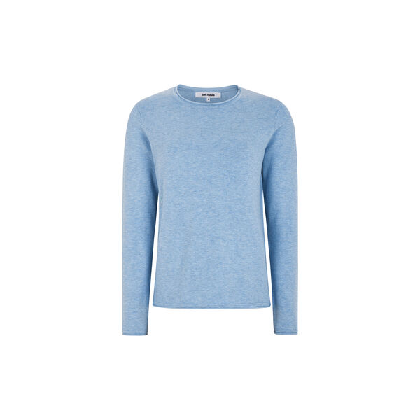 SRMarla O-neck Knit Roll Edge, windsurfer melange, Soft Rebels