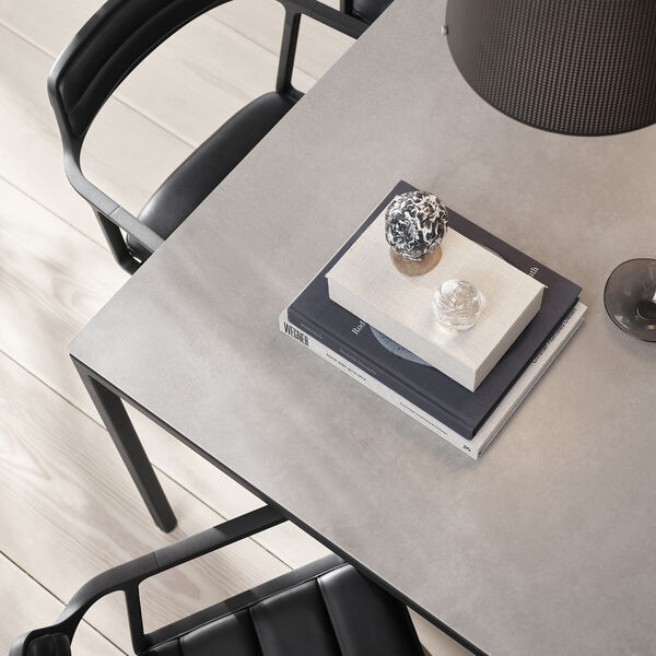 Vipp972 spisebord, sort/gr&aring;, Vipp