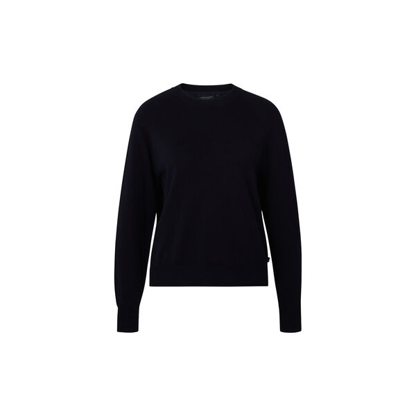 Freya Cotton/Cashmere genser, mørkeblå Freya Cotton/Cashmere genser, mørkeblå, Lexington