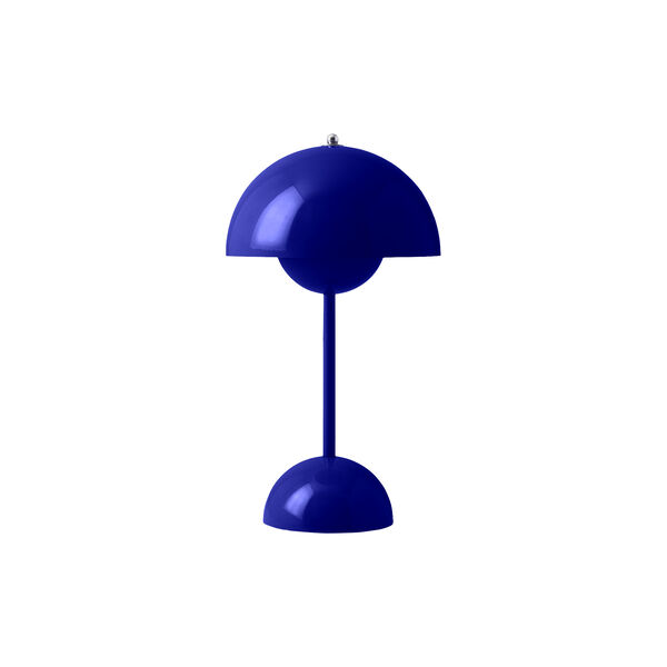 Flowerpot VP9 oppladbar bordlampe, Cobalt Blue Flowerpot VP9 oppladbar bordlampe, Cobalt Blue, &Tradition