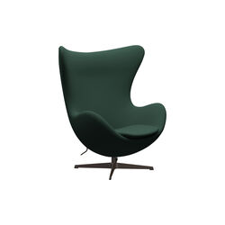 Egg&trade; 3316 loungestol, Christianshavn 1160 dark green uni/brown bronze, Fritz Hansen