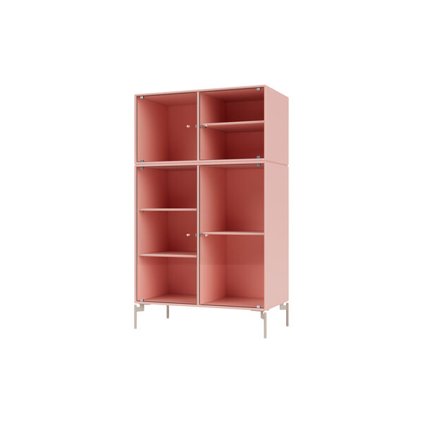 RIPPLE III Vitrine Cabinet, 167 ruby, Montana Furniture