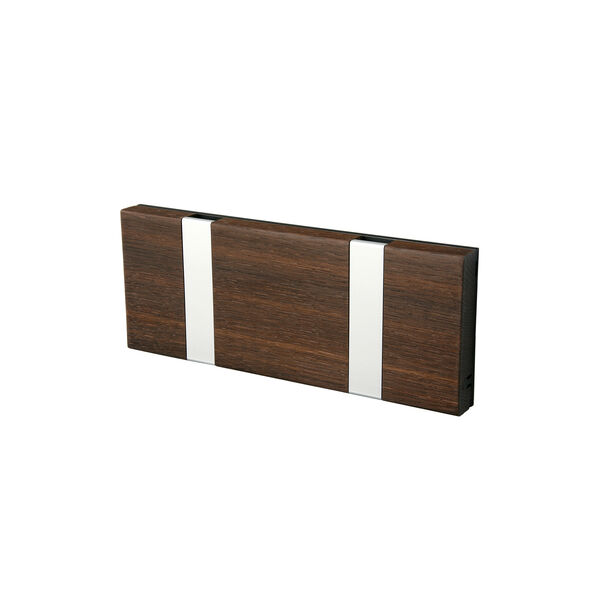 KNAX vannrett 2 knaggrekke, eik/grå, LoCa