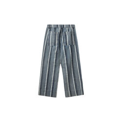 TOULOUSESW STRIPED CROPPED JEANS, 5127 blue&white denim stripe, Sofie Schnoor