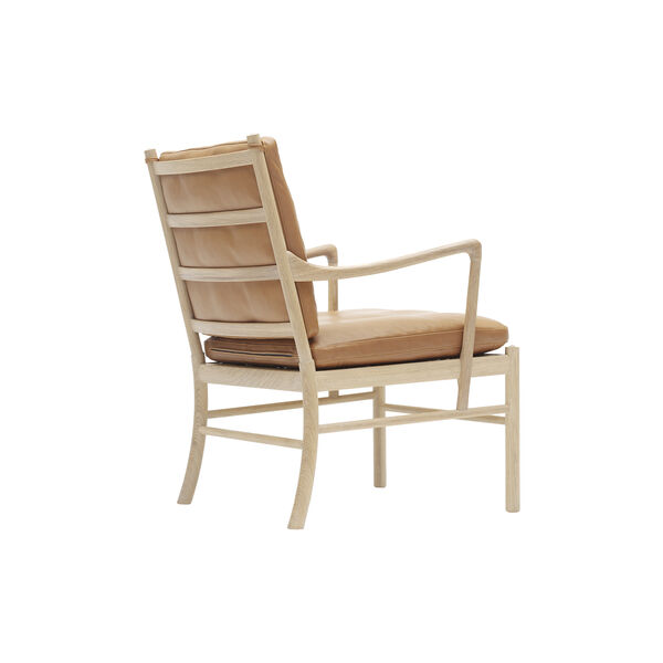 OW149 Colonial Chair, soap treated oak/Thor 307, Carl Hansen & Søn