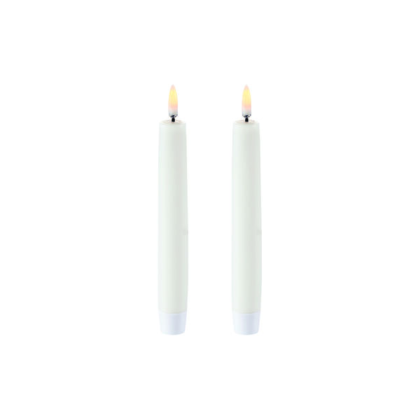 LED stearinlys 15 cm, nordic white, Uyuni Lighting
