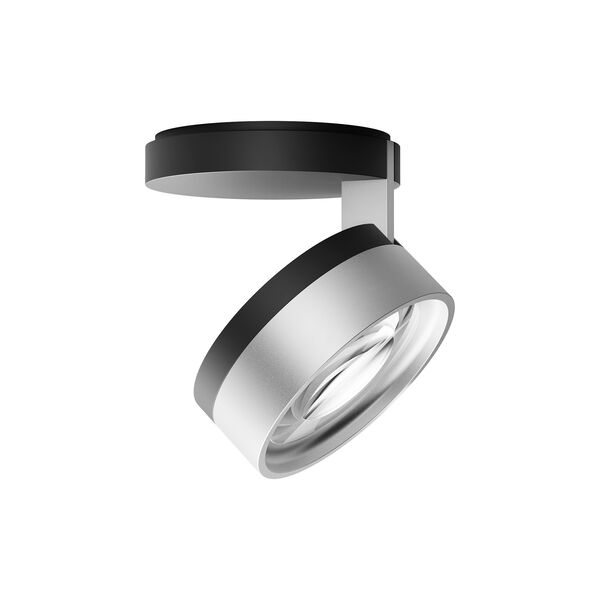 BLADE C1+ SLIM taklampe, matt black/satin silver, LIGHT-POINT