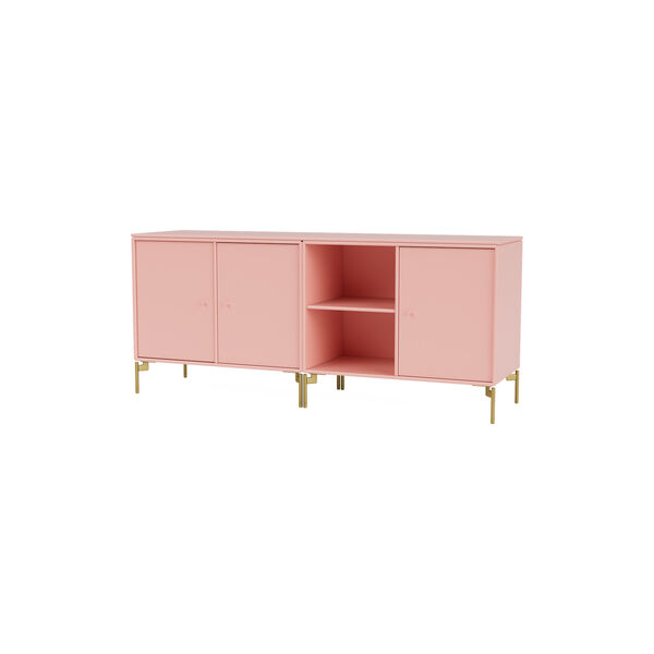 SAVE Lowboard with Brass Legs, 167 ruby, Montana Furniture