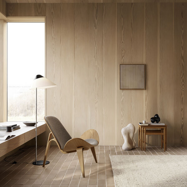 HJW03 Opala Floor Lamp, black, Carl Hansen & S&oslash;n