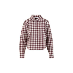 Classic shirt - checked, creme/ bordeaux check, Coster Copenhagen