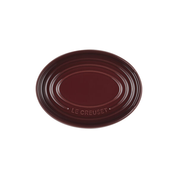 Oval gryteskjeholder, garnet, Le Creuset