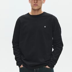 WWAce LS Tee, black beauty, Wood Wood