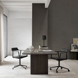 VIPP452 Swivel Chair with Castors, black/black VIPP452 Swivel Chair with Castors, black/black, Vipp