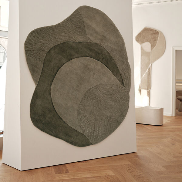 Optical Web gulvteppe, forest Optical Web gulvteppe, forest, Linie Design