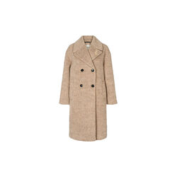 7547RDFKanzina coat, sand melange, RUE de FEMME
