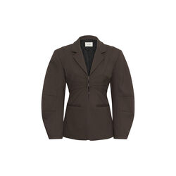GZlamia blazer, slate black herringbone check, Gestuz