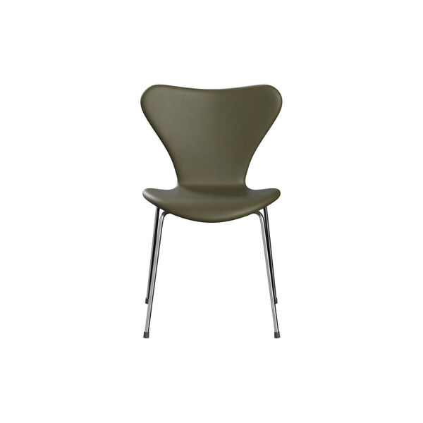 Serie 7&trade; 3107 fullt polstret stol, Essential moss green, Fritz Hansen