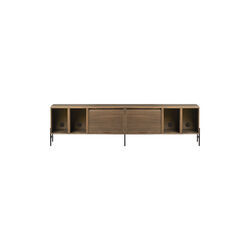 Hifive storage system floor low H15 200 cm, smoked oak, Northern