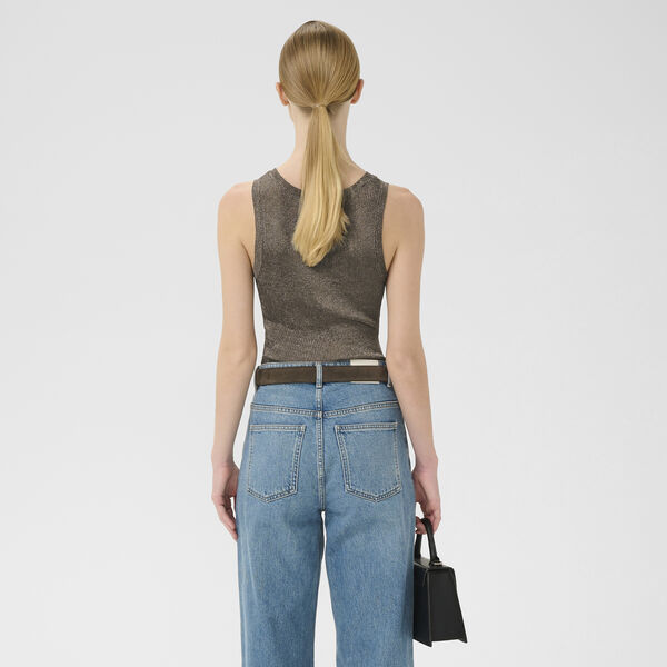 GZsilvi tank top, warm grey metallic, Gestuz