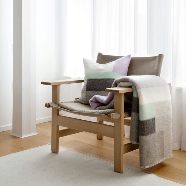 MIKKEL Pledd, grey, R&oslash;ros Tweed