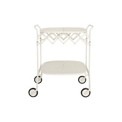 GASTONE vogn, white mat, Kartell