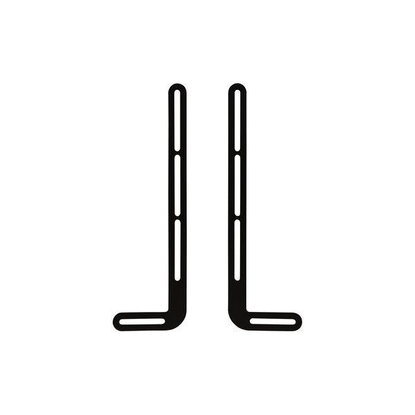 Soundbar Bracket, charcoal, Pedestal