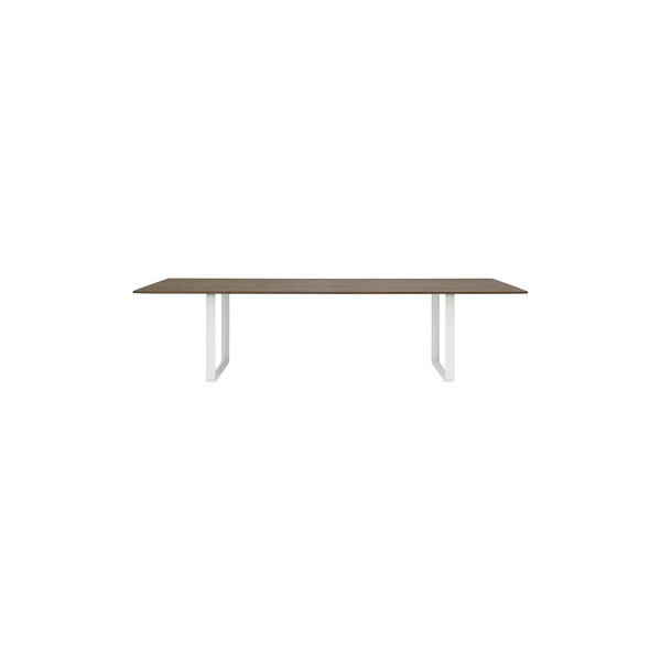 70/70 Table, solid smoked oak/white, Muuto