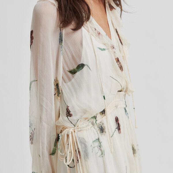 Florala Maxi Dress, summer sand, Second Female