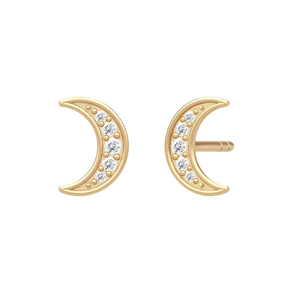 Moon Balance Earstuds, clear, Julie Sandlau