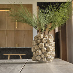 Elha Vase/blomsterpotte, honning, Villa Collection