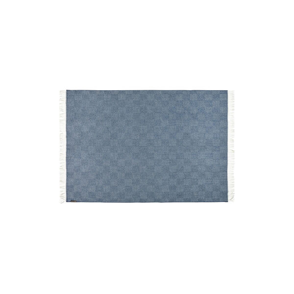 La Paz Throw, 00726 denim blue, Silkeborg Uldspinderi