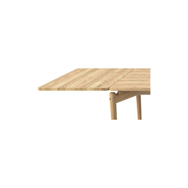 PURE Dining Table L190 incl. 2 Extension Leaves, white oiled oak PURE Dining Table L190 incl. 2 Extension Leaves, white oiled oak, Bruunmunch Furniture