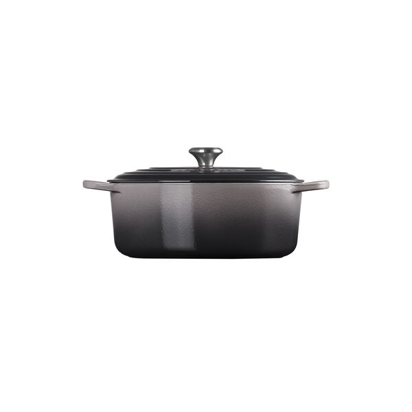 Signature st&oslash;pejern oval gryte &Oslash; 31 cm, flint, Le Creuset