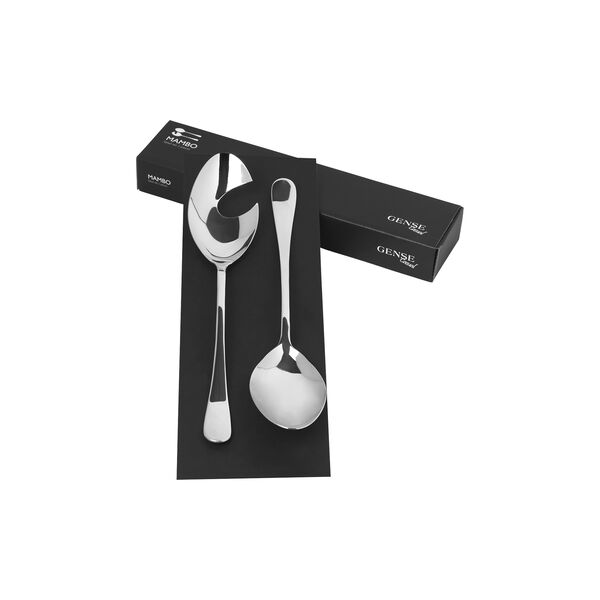 Mambo salatbestikk, stål, Gense