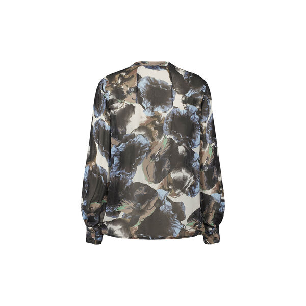 Danola blouse, abstract blue, PBO