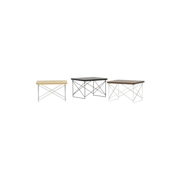 Occasional Table LTR sidebord, black/chrome, Vitra 