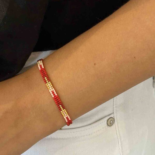 Mary armb&aring;nd, red, Nuni Copenhagen