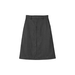 Tailored C&ocirc;te D'azur Skirt , charcoal pinstripe, FWSS