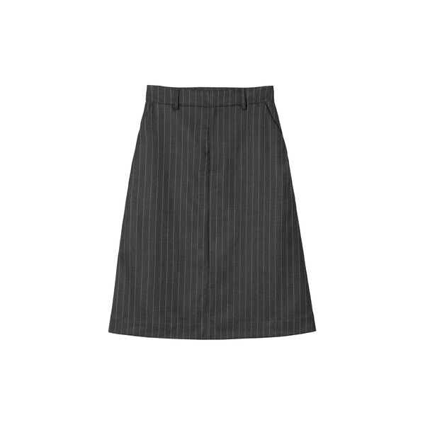 Tailored C&ocirc;te D'azur Skirt , charcoal pinstripe, FWSS