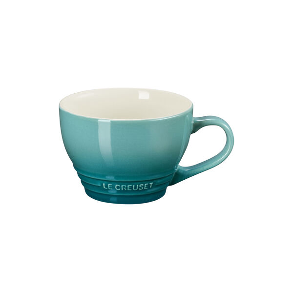 Jumbo kaffekopp, bleu riviera, Le Creuset